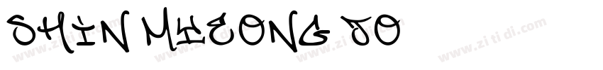Shin Myeong jo字体转换